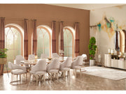 Paris Diningroom (Consol With Mirror & Dining Table & 6 Dining Chair) - 115-PAR-SET