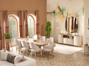 Paris Diningroom (Consol With Mirror & Dining Table & 6 Dining Chair) - 115-PAR-SET