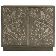 Parkes 2-door Bone Inlay Accent Cabinet Distressed Grey - 950454