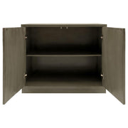 Parkes 2-door Bone Inlay Accent Cabinet Distressed Grey - 950454