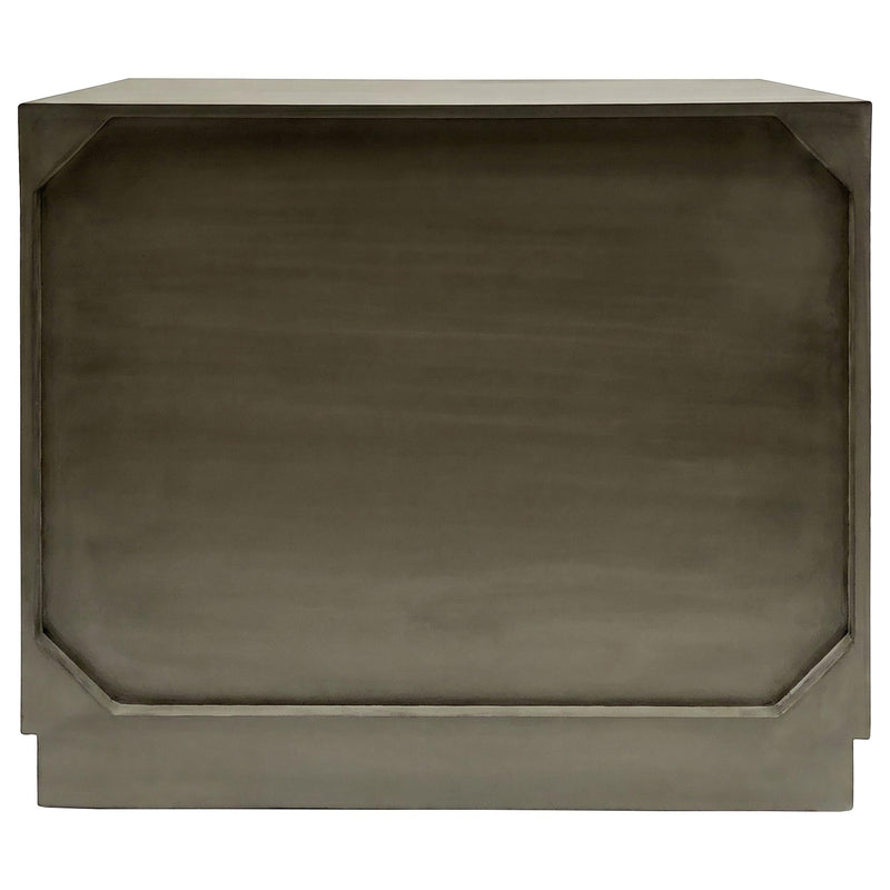 Parkes 2-door Bone Inlay Accent Cabinet Distressed Grey - 950454