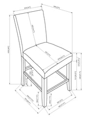 Parkside Dove Counter Height Dining Set - DMV FurnitureCounter Height Set