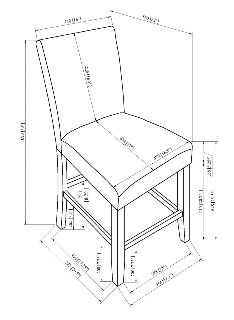 Parkside Dove Counter Height Dining Set - DMV FurnitureCounter Height Set