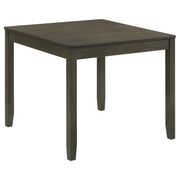 Parkwood 5-piece Square Dining Table Set Dark Ash Brown - 150410