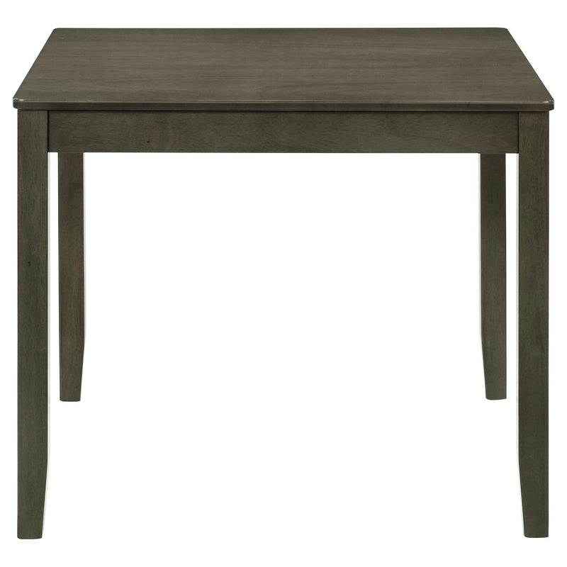 Parkwood 5-piece Square Dining Table Set Dark Ash Brown - 150410
