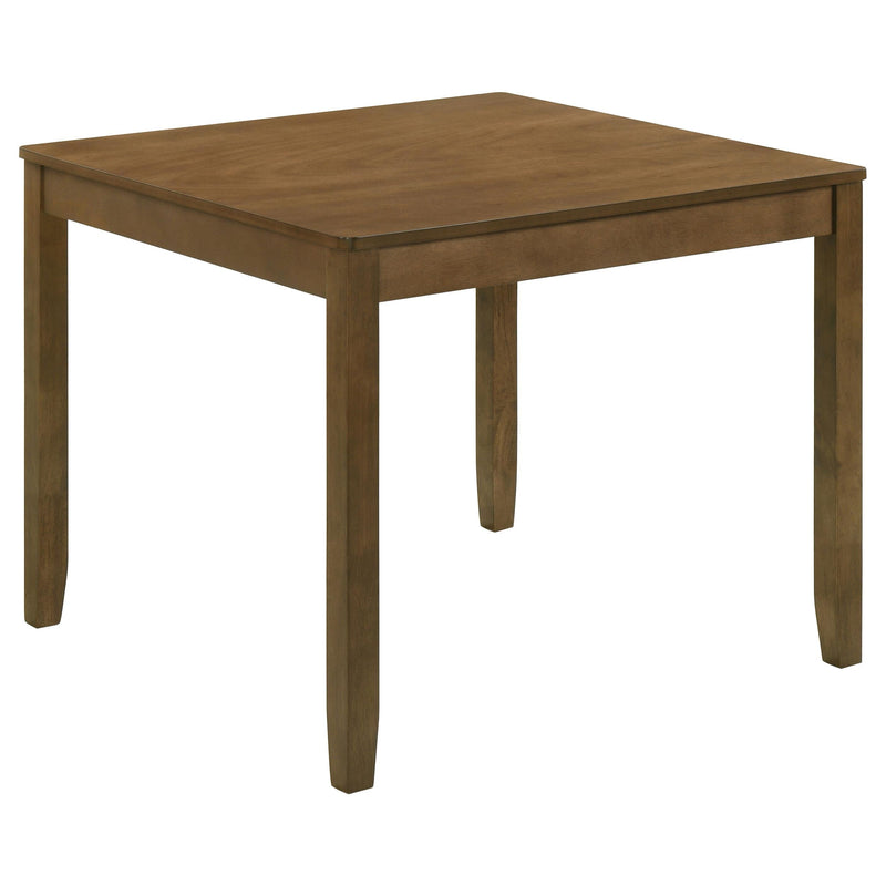 Parkwood 5-piece Square Dining Table Set Honey Brown - 150400