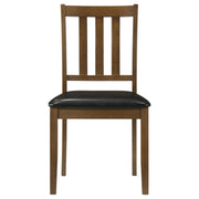 Parkwood 5-piece Square Dining Table Set Honey Brown - 150400