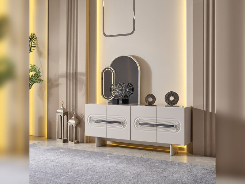 Parma Consol With Mirror - 115-PARM-CONM