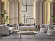 Parma Convertible Sofa Light Grey in Light Grey - 101-PARM-HIL40401-3