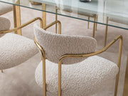 Parma Dining Chair (6 PCS) in Cream - 200-GAB-PAR-DC-6
