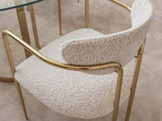 Parma Dining Chair (6 PCS) in Cream - 200-GAB-PAR-DC-6