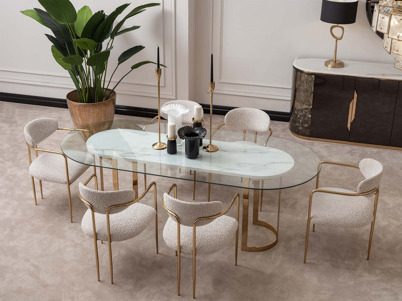Parma Dining Table - 200-GAB-PAR-DT-6