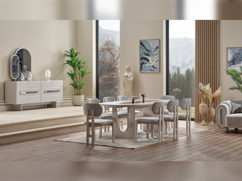 Parma Dining Table - Table 78" - 115-PARM-DT-6