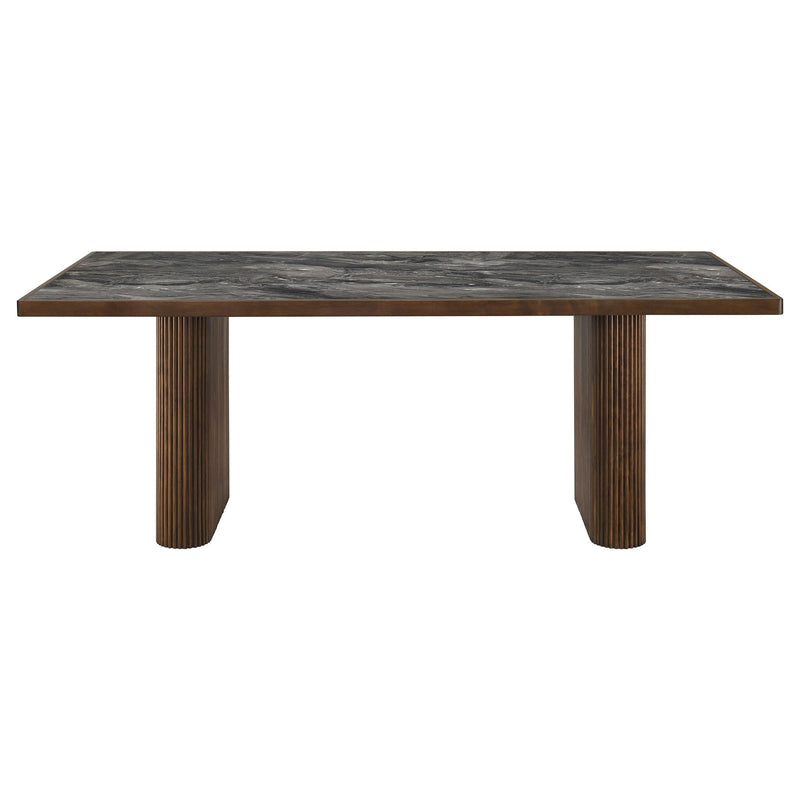 Parry 80-inch SmartTop™ Paladina Dining Table Dark Walnut - 193961