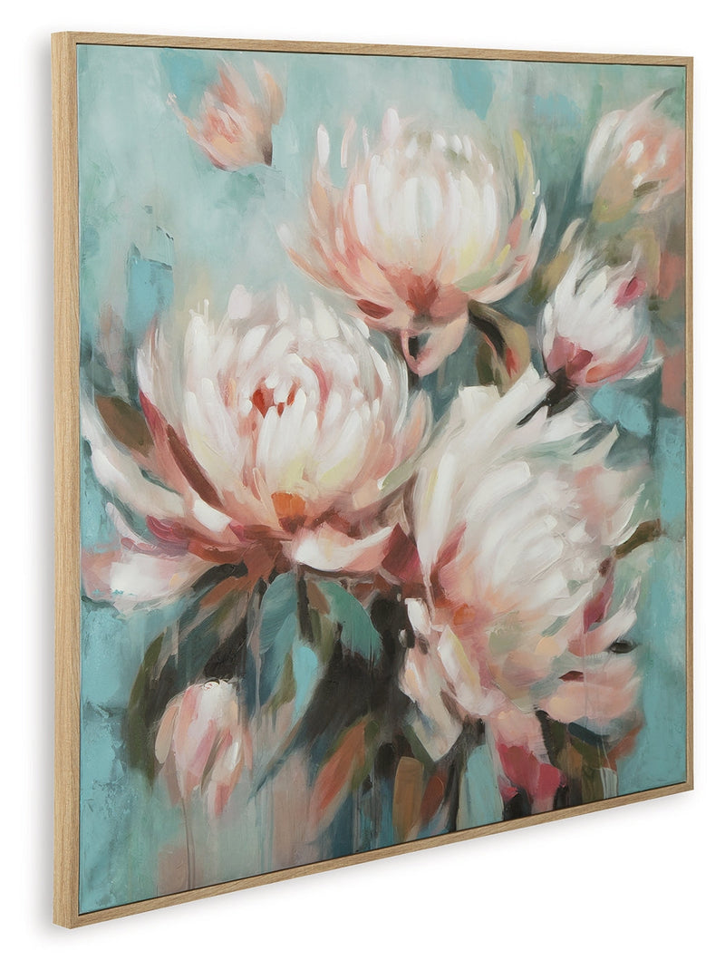 Parryville Aqua/Pink Wall Art - A8000440