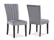 Pascal Black/Gray Marble - Top Dining Set - DMV FurnitureDining Room Set