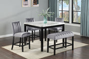 Pascal Black/Gray Square Counter Height Dining Set - DMV FurnitureCounter Height Set