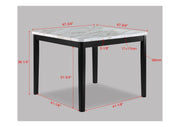 Pascal Black/Gray Square Counter Height Dining Set - DMV FurnitureCounter Height Set
