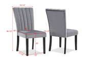 Pascal Gray/White Marble - Top Dining Set - DMV FurnitureDining Room Set