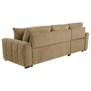 Pastrana Upholstered Sleeper Sectional Sofa LAF Chaise Camel - 500358