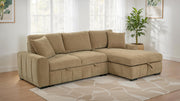 Pastrana Upholstered Sleeper Sectional Sofa RAF Chaise Camel - 500348