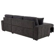 Pastrana Upholstered Sleeper Sectional Sofa RAF Chaise Grey - 500359