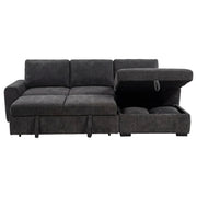 Pastrana Upholstered Sleeper Sectional Sofa RAF Chaise Grey - 500359