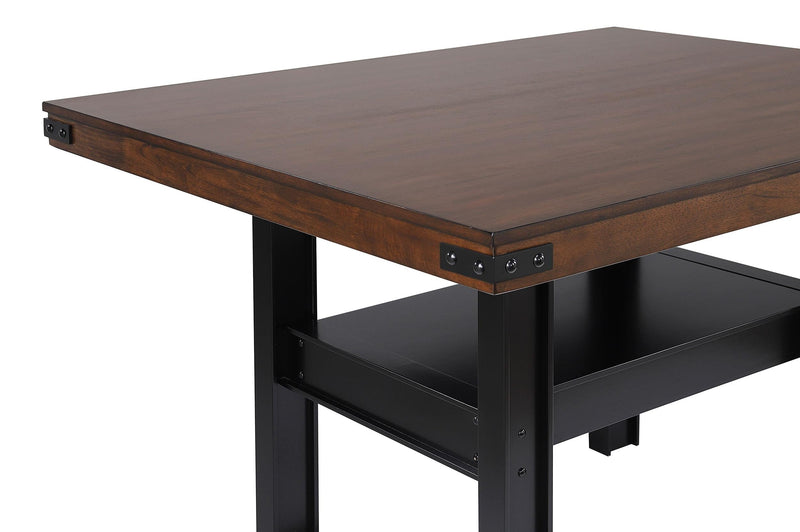 Patterson 5-piece Counter Height Dining Set Mango Oak  - 108888-S5