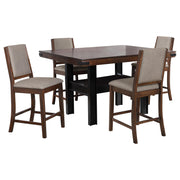 Patterson 5-piece Counter Height Dining Set Mango Oak  - 108888-S5