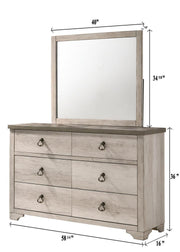 Patterson Driftwood Gray Dresser - B3050-1 - DMV Furniture