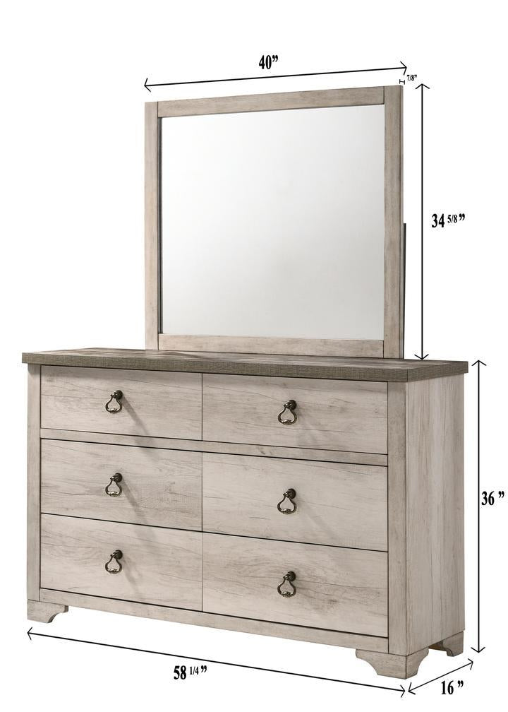 Patterson Driftwood Gray Dresser - B3050-1 - DMV Furniture
