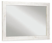 Paxberry Whitewash Bedroom Mirror - DMV FurnitureMirror