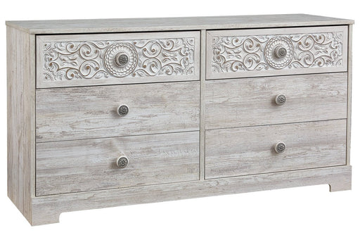 Paxberry Whitewash Dresser - EB1811-131 - DMV Furniture