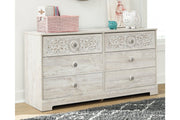 Paxberry Whitewash Dresser - EB1811-131 - DMV Furniture