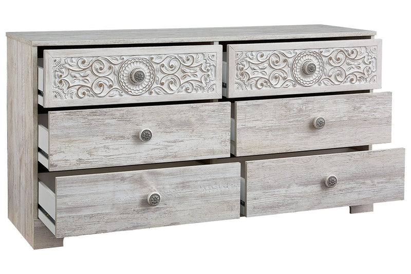 Paxberry Whitewash Dresser - EB1811-131 - DMV Furniture