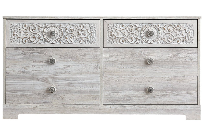 Paxberry Whitewash Dresser - EB1811-131 - DMV Furniture
