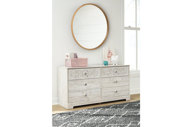 Paxberry Whitewash Dresser - EB1811-131 - DMV Furniture