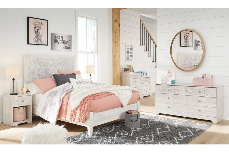 Paxberry Whitewash Dresser - EB1811-131 - DMV Furniture