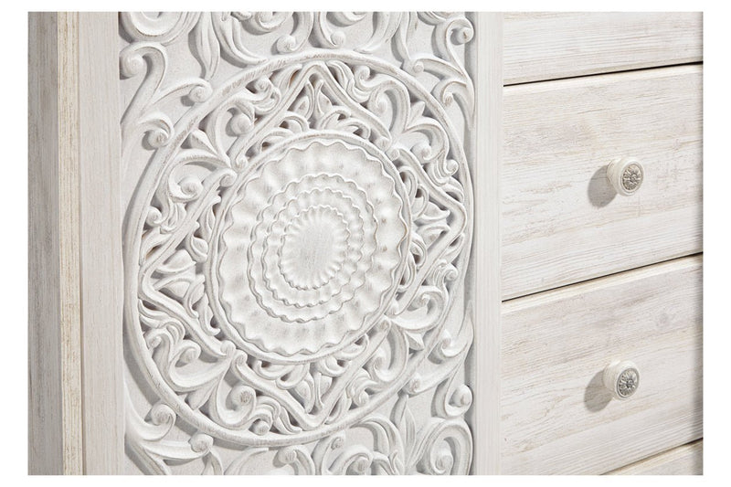 Paxberry Whitewash Dressing Chest - DMV FurnitureChest