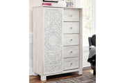 Paxberry Whitewash Dressing Chest - DMV FurnitureChest
