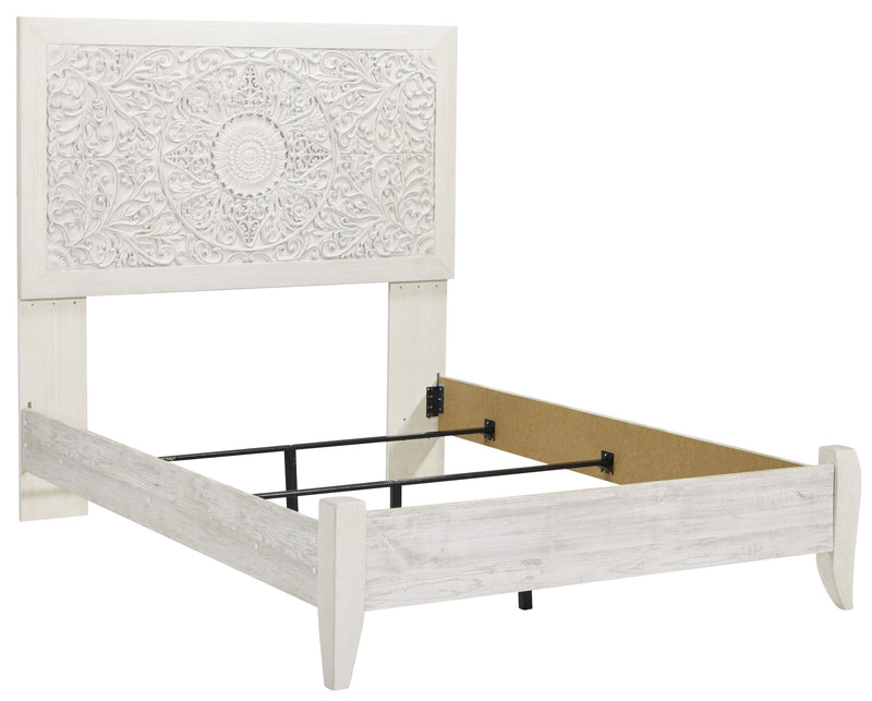 Paxberry Whitewash Full Panel Bed - DMV FurnitureFull Bed