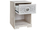 Paxberry Whitewash Nightstand - EB1811-191 - DMV Furniture