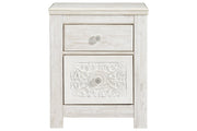 Paxberry Whitewash Nightstand - DMV FurnitureNightstand