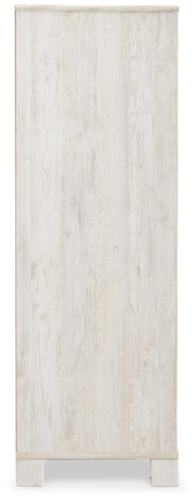 Paxberry Whitewash Queen Panel Bed and Chest - B181B21