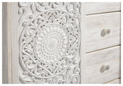 Paxberry Whitewash Queen Panel Bed, Chest and Nightstand - B181B28
