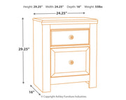 Paxberry Whitewash Queen Panel Bed, Dresser, 2 Chests and 2 Nightstands - B181B31
