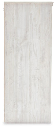 Paxberry Whitewash Queen Panel Bed, Dresser and Chest - B181B34