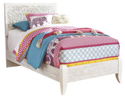 Paxberry Whitewash Twin Panel Bed - DMV FurnitureTwin Bed