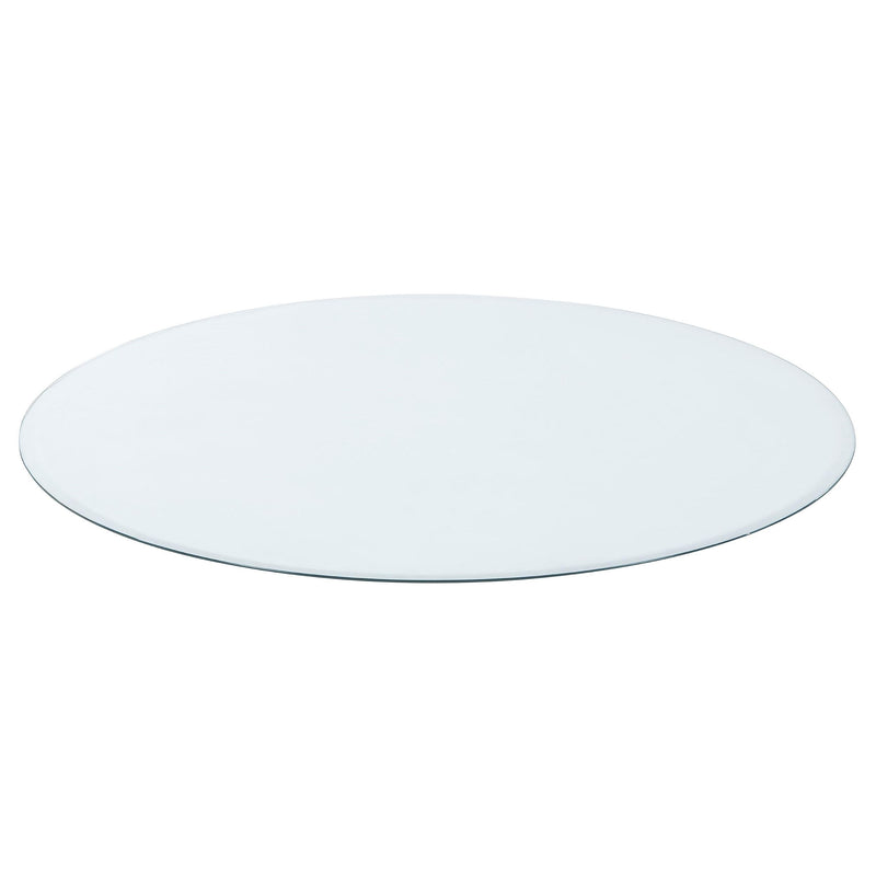Paxton 5-piece Round Glass Top Counter Height Dining Set Grey - 122178-S5GRY