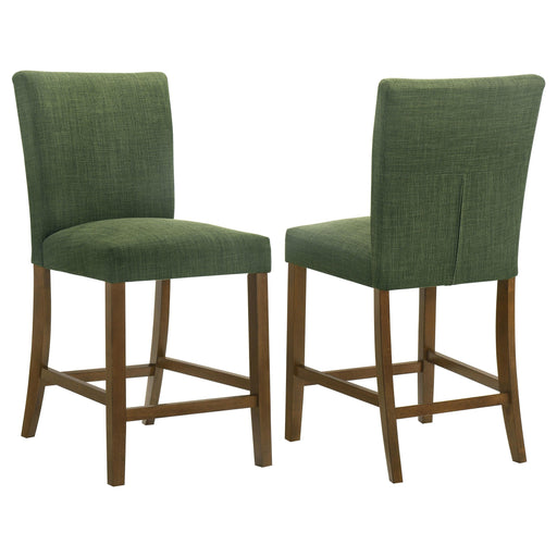 Paxton Upholstered Counter Height Dining Chair Green (Set of 2) - 122179GRN